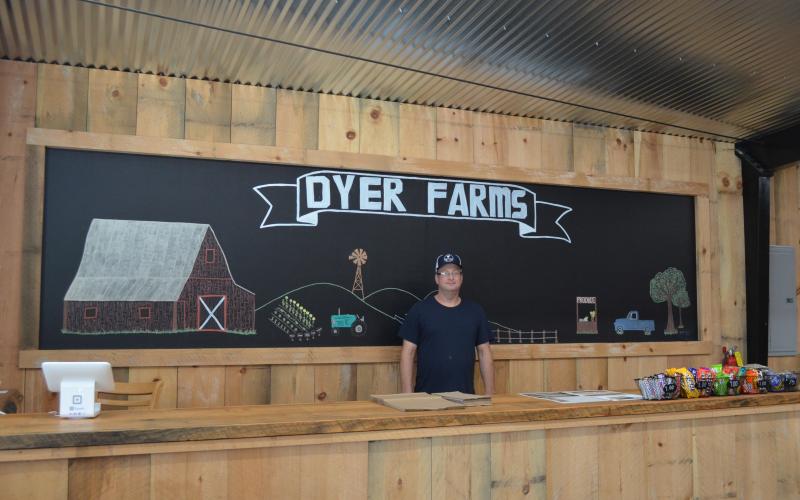 Mike Dyer owns the newly opened Dyer Farms Store in Cleveland. (Photo/Stephanie Hill)
