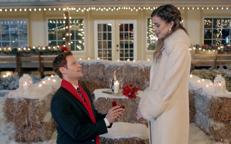 Pictured is a screen image from a movie trailer for Christmas Love Letter, produced by Sunshine Films. This scene was captured outside of Helen’s Cowboys & Angels Restaurant during filming in April and May.