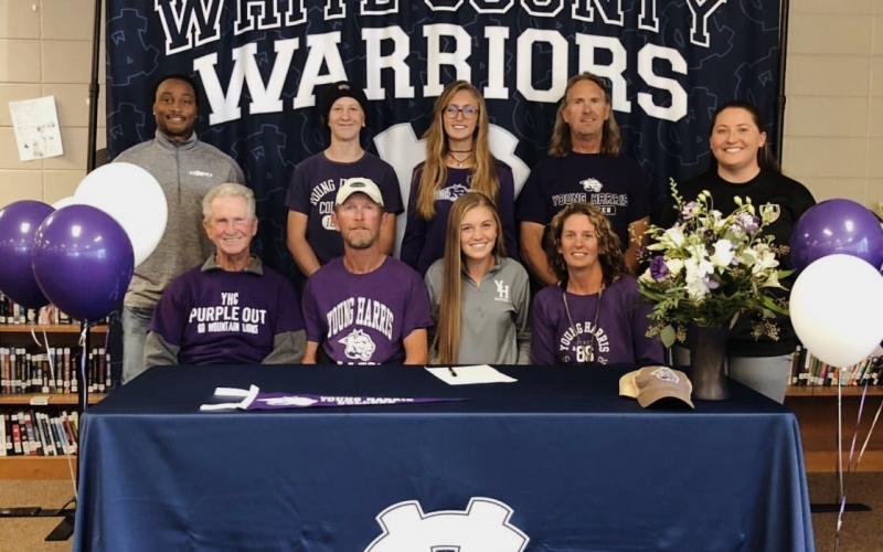 White County High School soccer standout Cassidy Campbell is headed to the next level after recently signing a letter of intent to continue her soccer career at Young Harris College. (Photo/WCHS Soccer)