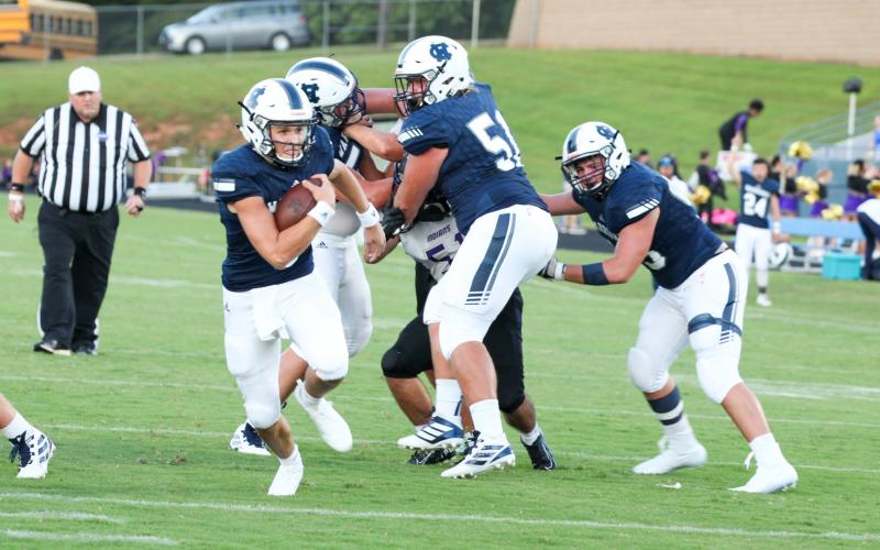 The GHSA is still planning to allow high school football teams to officially start practice July 27, while the rest of the fall sports will begin in August. (Photo/Staci Sulhoff)