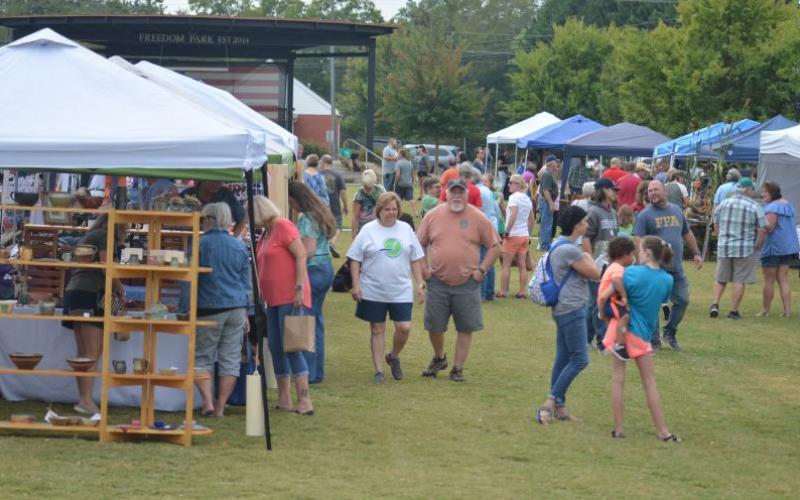 The White County Chamber of Commerce’s annual Agri-Fest Country Market is scheduled for 9 a.m. to 3 p.m. Saturday, Sept. 26, in Cleveland’s Freedom Park. (File photo)