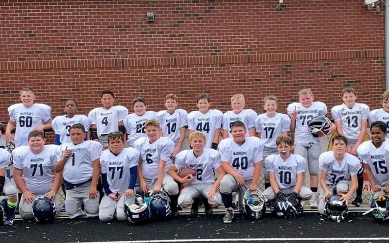 The Warriors' 10U team squares off with Fannin County in the MAC championship game Saturday  at 5 p.m. The Warriors are 6-0 heading into the title game with the Rebels. (Photo/Courtesy of Amanda Robinson)