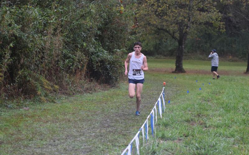 Eamonn O'Bryant was second in the 7-AAA boy's race. (Photos/Mark Turner) 