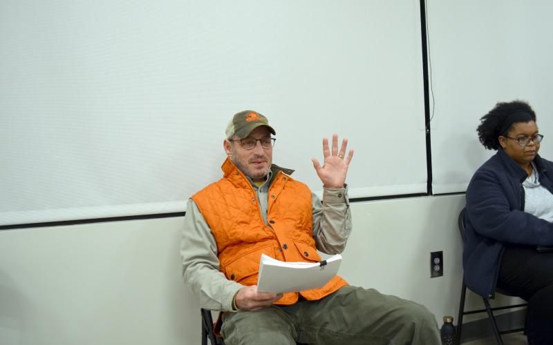 Ward Gann, owner of Clyde’s Table & Tavern, spoke to the Cleveland City Council at its Feb. 1 meeting about concerns he had with the amendments. (Photo/Stephanie Hill)