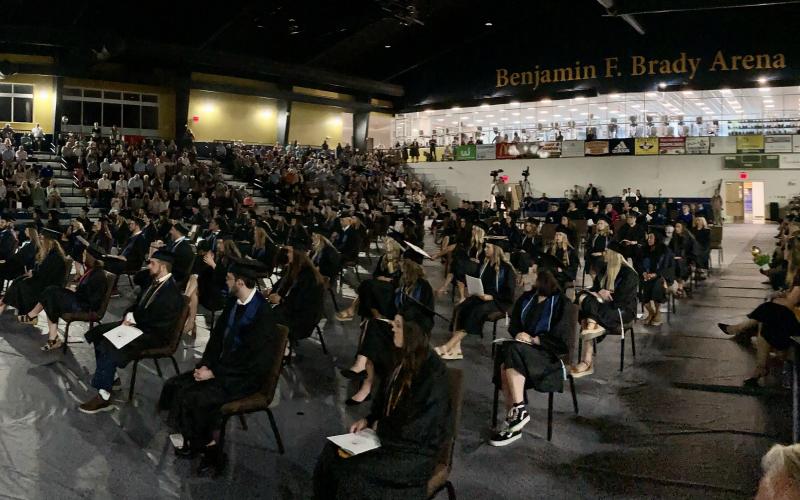 TMU held two separate commencement ceremonies. 
