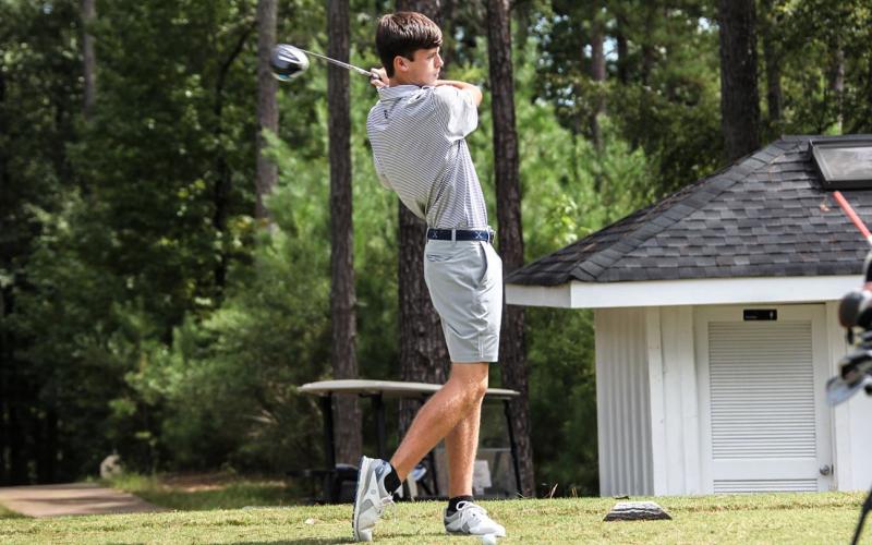 TMU freshman Nate Thornton posted rounds of 74 and 77 at the national tourney. (Photo/TMU Athletics)