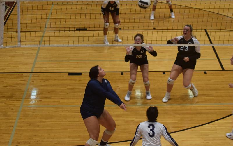Camryn Dorsey had three kills, three aces and a dig in the win over Westminster Christian Academy. (Photos/Mark Turner)