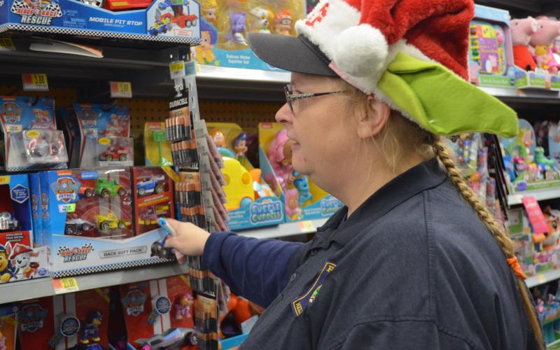 Heidi Groce shopping during the White Christmas event. (File photo)