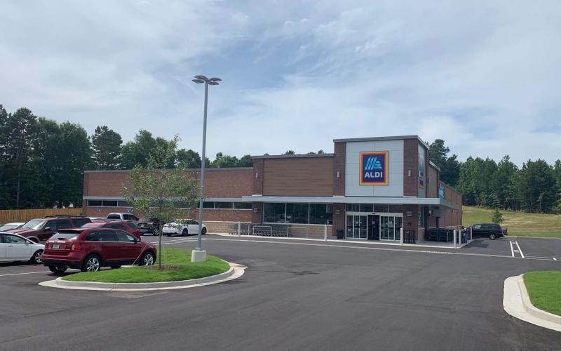 This photo submitted by ALDI representatives to the city of Cleveland shows an example of one of the company’s stores.