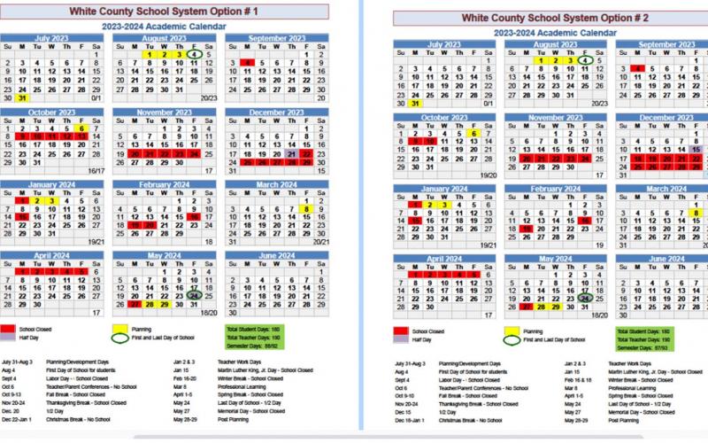 Proposed Academic Calendar Options