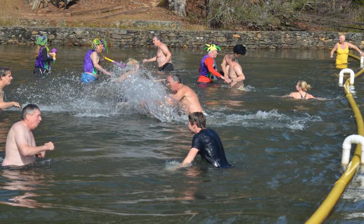 Participants revel in the cold at last year’s Winter Bear Plunge. (File photo/Wayne Hardy)