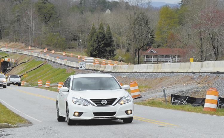 Traffic flow is expected to shift to the newly constructed portion of Hulsey Road next week. (Photo/Stephanie Hill)