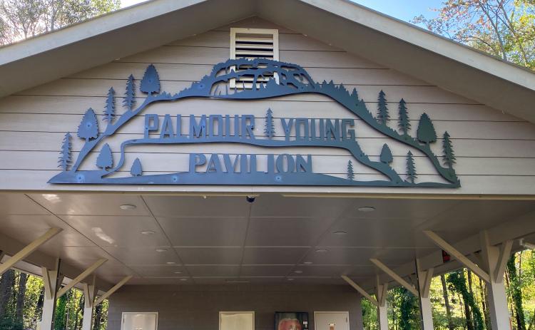 Former Cleveland City Council members John Palmour and Edward Young were honored in the naming of a city park pavilion on Woodman Hall Road. (Photo/Stephanie Hill)