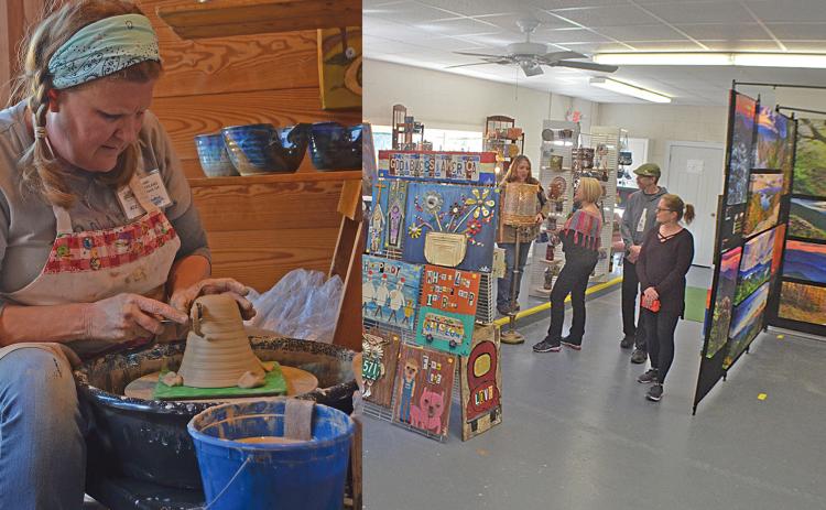 Dozens of artists and their works will be showcased over a two-day event at the Sautee Nacoochee Cultural Center and the Helen Arts and Heritage Center. (File photos)