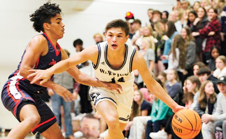 WCHS senior Jadon Yeh, is averaging 25 points per game this season and is second on the program's all-time scoring list. Yeh had a career-high 38 points in a game against Tallulah Falls earlier this season.  (Photo/Staci Sulhoff)