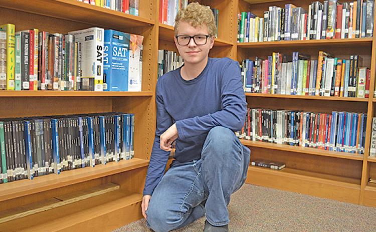 Daniel Ratigan scored the highest in his class on the SAT and is the STAR Student. (Photo/Samantha Sinclair)