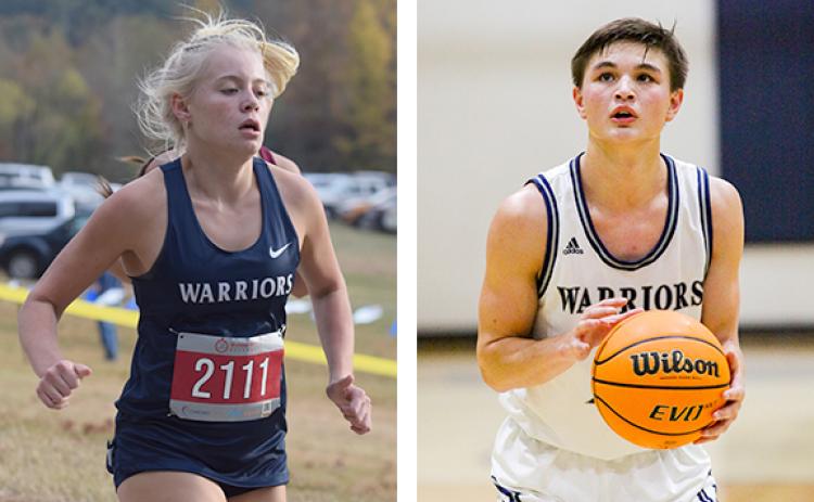 Five WCHS athletes, including Nealeigh Broadwell, left, and Jadon Yeh are part of the 2023 BLITZ Hall of Fame class. (Photos/Mark Turner and Staci Sulhoff)