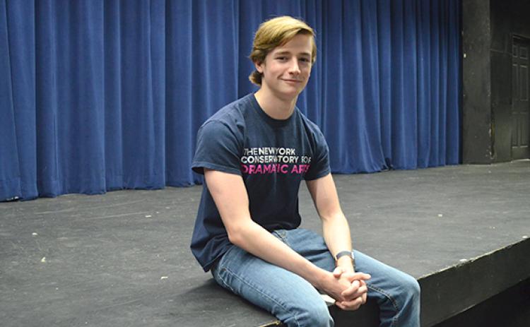 Sebastian Wiley, a familiar face on the White County High School stage, is heading to New York City to improve his acting skills. (Photo/Samantha Sinclair)