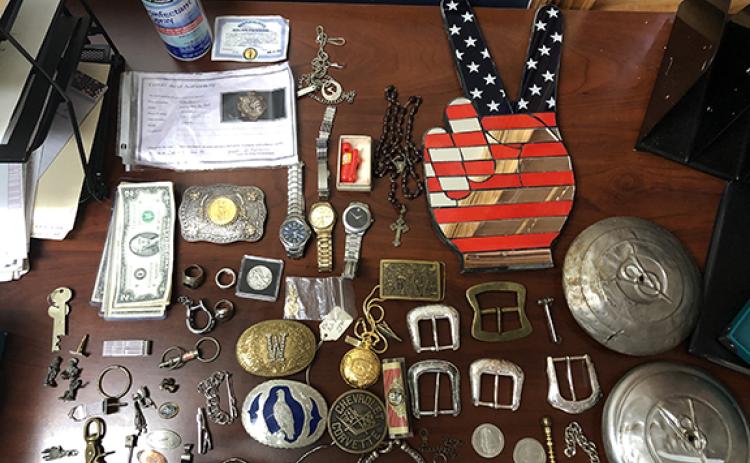 Gold, silver and more recovered by Helen Police Department in connection with recent burglary. (Photo/submitted) 