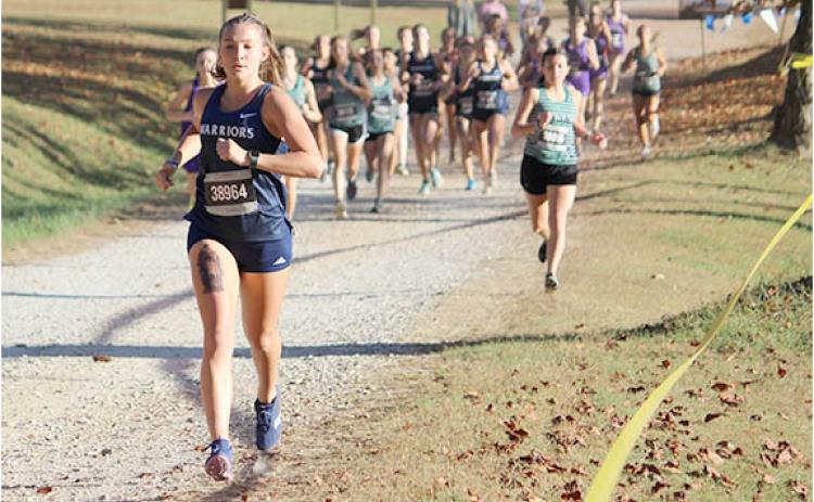 White County's Emma Windham finished fourth in the girl's race. (Photo/Mark Turner)