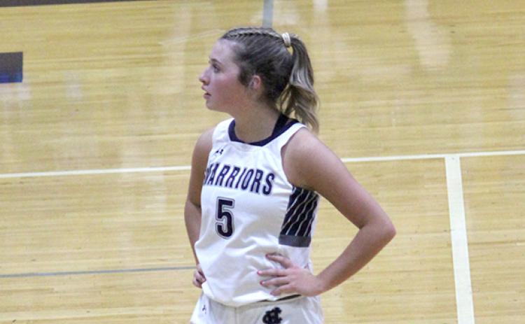 Emma Lightsey had 33 points during the 77-33 win over Habersham Central last Friday night in Cleveland. (Photo/Eli Shoemake)
