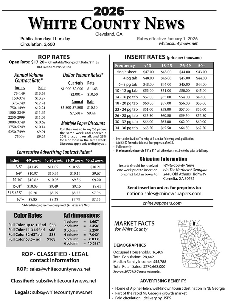 Rate Card