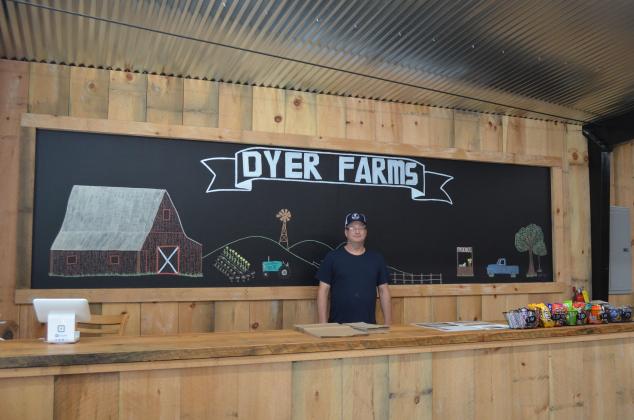 Mike Dyer owns the newly opened Dyer Farms Store in Cleveland. (Photo/Stephanie Hill)