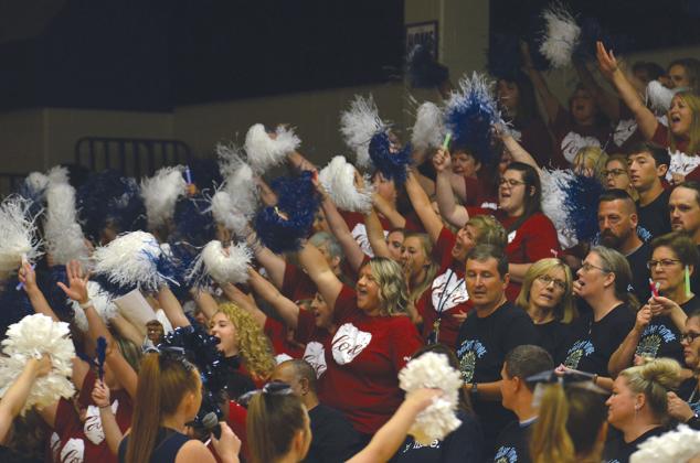 The White County School System held a back to school pep rally for administrators, faculty and staff on Monday, Aug. 5, at White County Middle School.