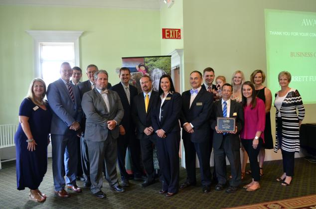 Barrett Funeral Home was recognized as the 2019 Business of the Year. (Photo/Stephanie Hill)