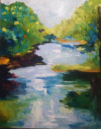 An example of art that will be at the Art Off the Wall event.
