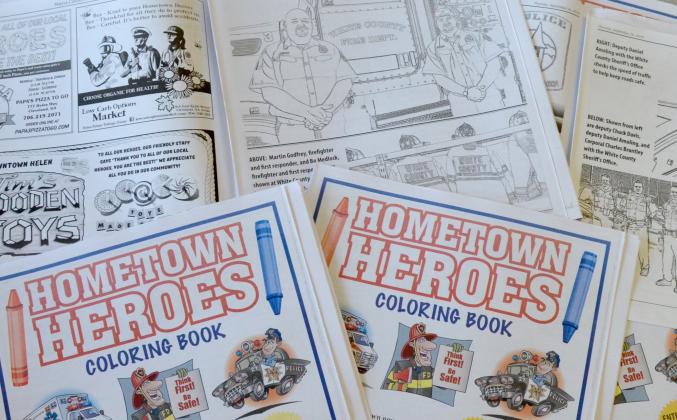 Don't forget to enter our Hometown Heroes coloring book contes! Coloring book's can be picked up at the White County News office and dropped off at various locations throughout the county.
