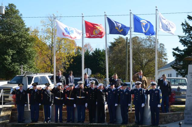 The American Legion will hold their Veterans Day Ceremony on Monday, Nov. 11, at 11 a.m. at Freedom Park. (File photo)
