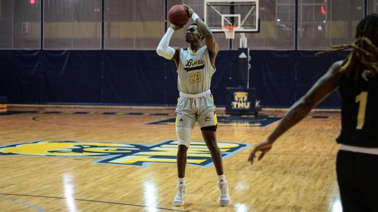 Marlon Allen had 12 points and three steals against Bryan College.