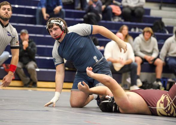 Devin Sullens was the tournament champion in the 285-pound division. (Photo/Mark Turner)