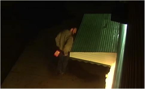 Authorities are looking for this man who set fire to Solid Rock Baptist Church on Wednesday, Dec. 25. (Photo courtesy White County Sheriff's Office)