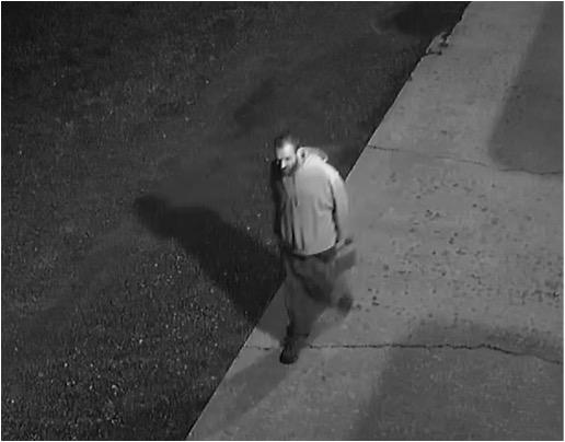 Authorities are looking for this man who set fire to Solid Rock Baptist Church on Wednesday, Dec. 25. (Photo courtesy White County Sheriff's Office)