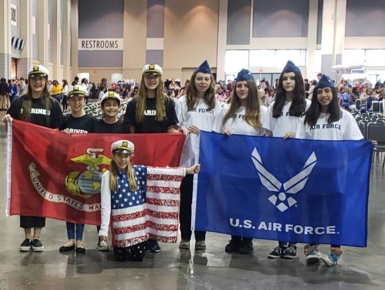 WCMS Beta Club students placed first in the group talent competition. (Submitted photo)