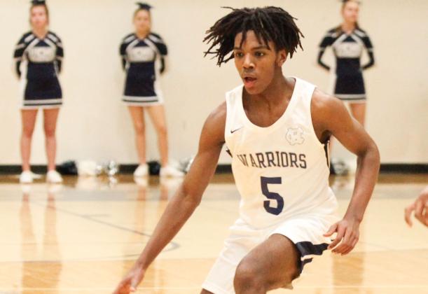 Tavi Simmons exploded for 23 points in the junior varsty team's win over West Forsyth Saturday morning in Cumming. (Photos/Staci Sulhoff)