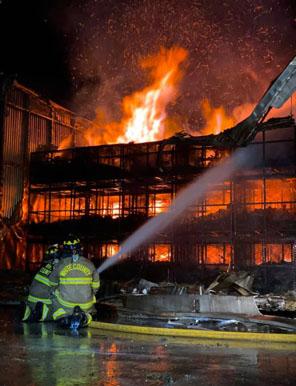 White County fire services responded to a commercial fire at Legacy Woods on Wednesday, Feb. 19. (Photo courtesy White County Public Safety)