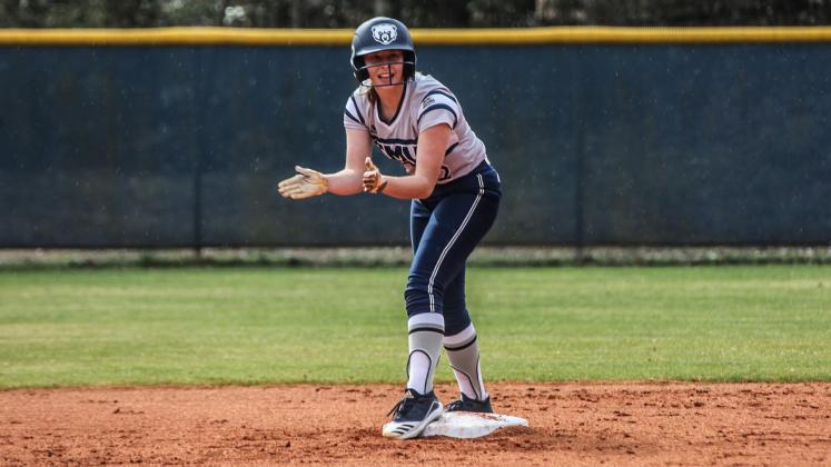 Mattie Brooks had four hits in two games in her collegiate debut with the TMU Lady Bears. (Photo/TMU Athletics)