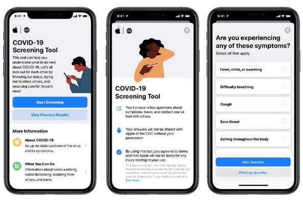 An app and website that guides Americans through a series of questions about their health and exposure to determine if they should seek care for COVID-19 symptoms has been released.