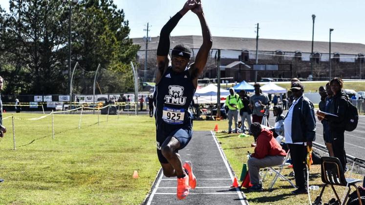 Senior track athlete Donald Bonner was one of 52 Truett McConnell student-athletes to receive AAC spring sports honors.  (Photo/TMU Athletics.)