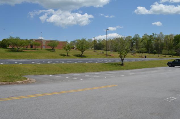 A drive-in style graduation will be held for the White County High School Class of 2020 graduation in their tiered parking lot. (Photo/Mark Turner)