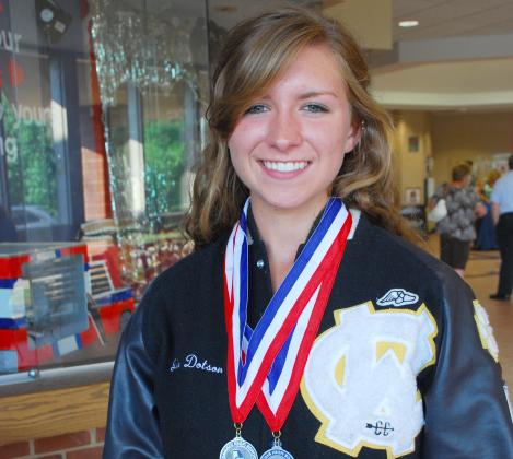 Jesse Dotson was the first WCHS distance runner to place in the Top 2 at the state meet.