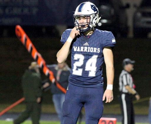 Jesse Moose and the Warriors are set to begin the 2020 football season on Aug. 21. (Photo/Staci Sulhoff)