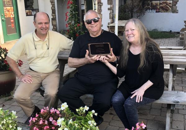 Civic Merit Award - David and Janet Jones with Hansel and Gretel