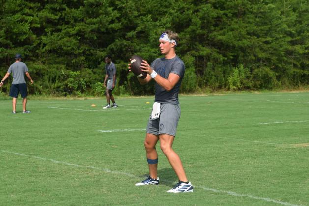Senior quarterback J. Ben Haynes was both selected to the 7-AAAA All-Region team last year. (Photos/Mark Turner)