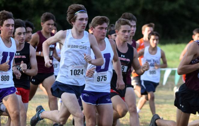 Eamonn O'Bryant was third overall in the boy's race for the Warriors. (Photos/Mark Turner)