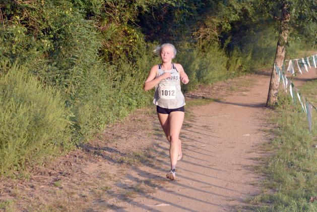 Nealeigh Broadwell finished second in the girl's race.