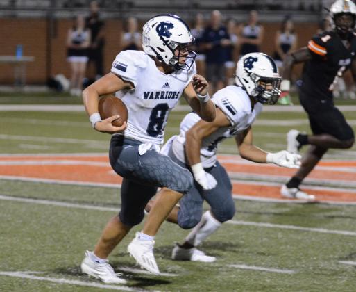 J. Ben Haynes had more than 300 yards of total offense in the win. (Photo/The Hartwell Sun's Grayson Williams)